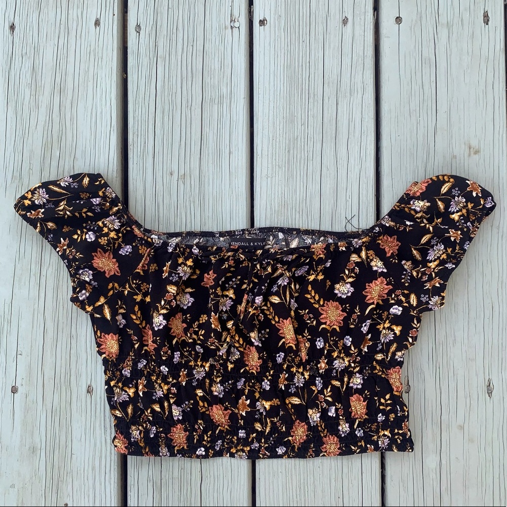 Kylie & Kendal Floral Crop top